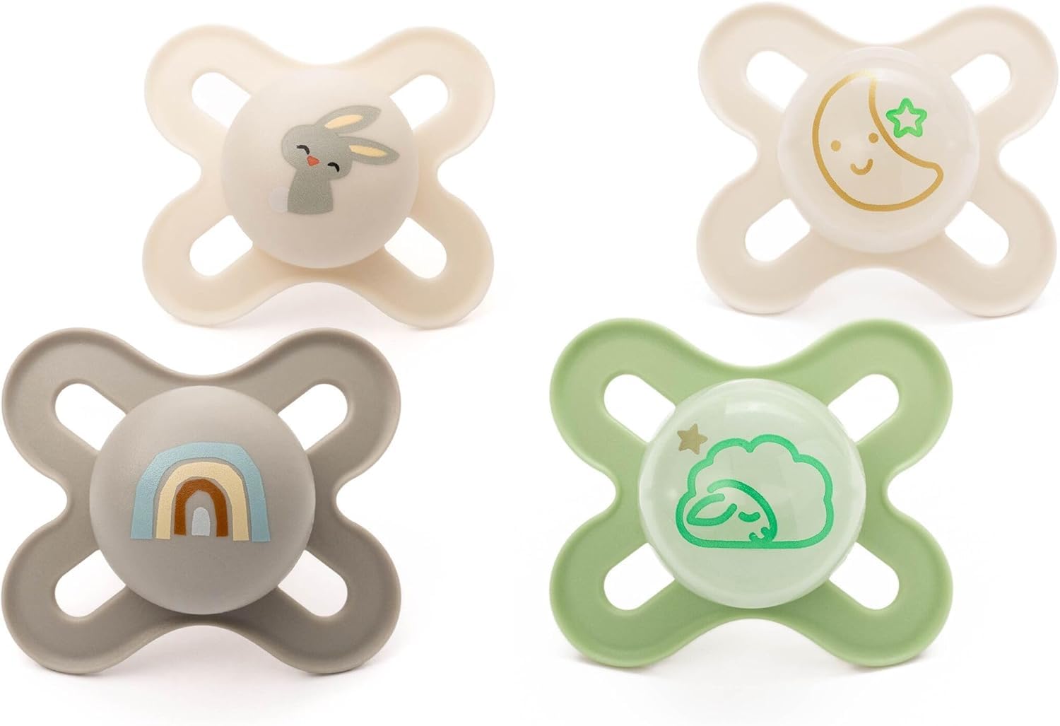 MAM Original Start Day & Night Soothers | 0-2 Months | 4 Pack
